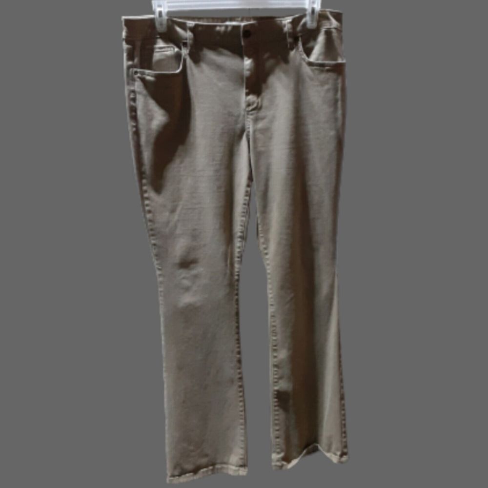 Sonoma Pant Women's W 18 L 31 Khaki Bootcut Cotton Viscose Elastane 2636